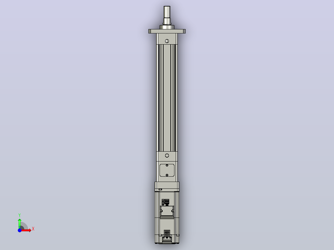 轻载电动缸TPA-ESR40-1210C-L150-M-FA-W-P40-C3前视图