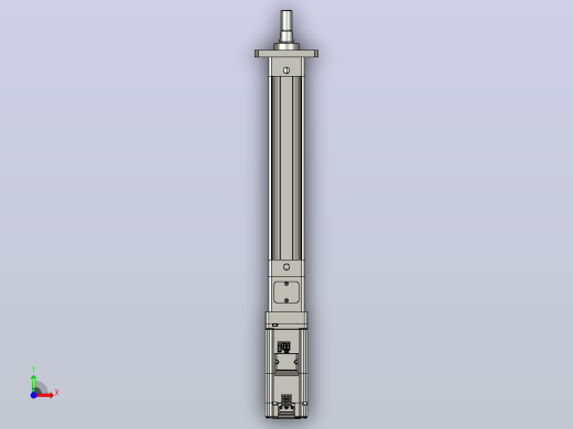轻载电动缸TPA-ESR40-1210C-L150-M-FA-W-P40-C3前视缩略图