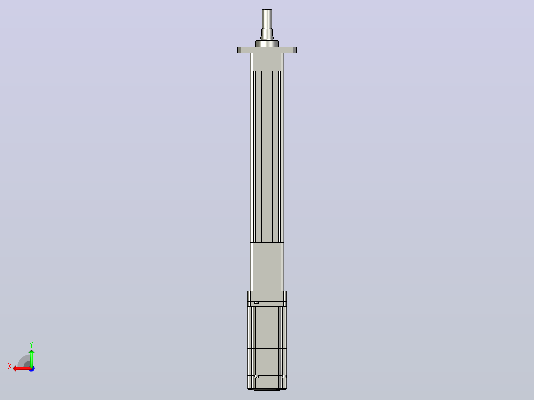 轻载电动缸TPA-ESR40-1210C-L150-M-FA-W-P40-C3后视图