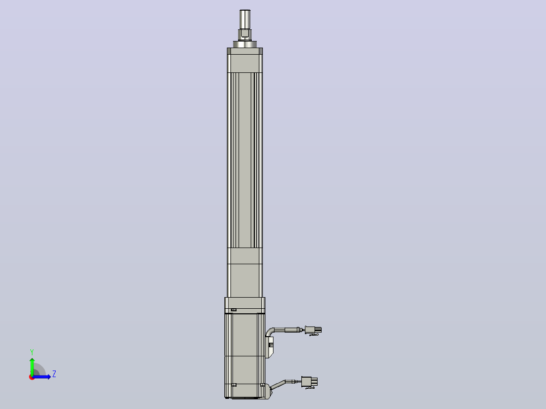 轻载电动缸TPA-ESR40-1210C-L150-M-FA-W-P40-C3左视图