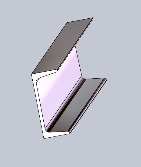 U型槽钢包含所有配置的Solidworks零件文件