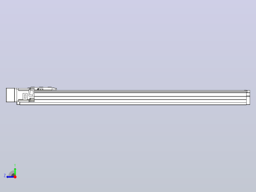 滚珠丝杠直线轴内置导轨TPA-GCR-80-1610C-L800-ML-M20-N3右视缩略图