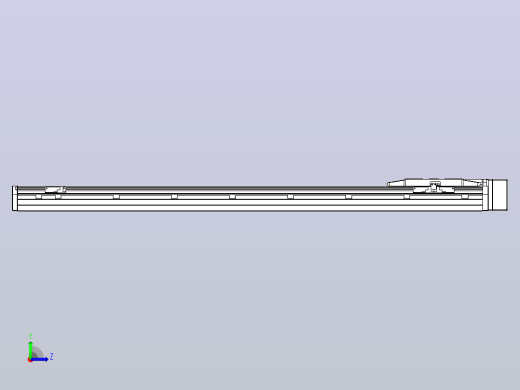 滚珠丝杠直线轴内置导轨TPA-GCR-150-2010C-L950-ML-M75-N3左视缩略图