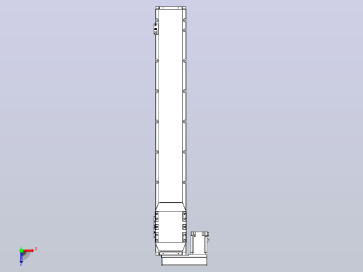 滚珠丝杠直线轴内置导轨TPA-GCR-150-2010C-L950-ML-M75-N3俯视缩略图