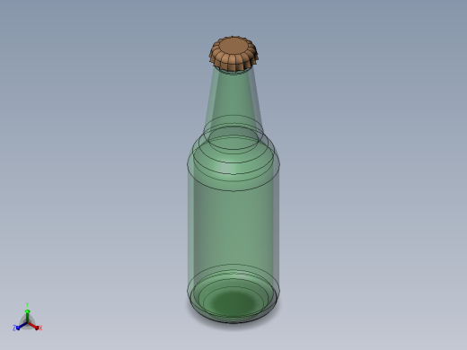 酒瓶正等轴测缩略图