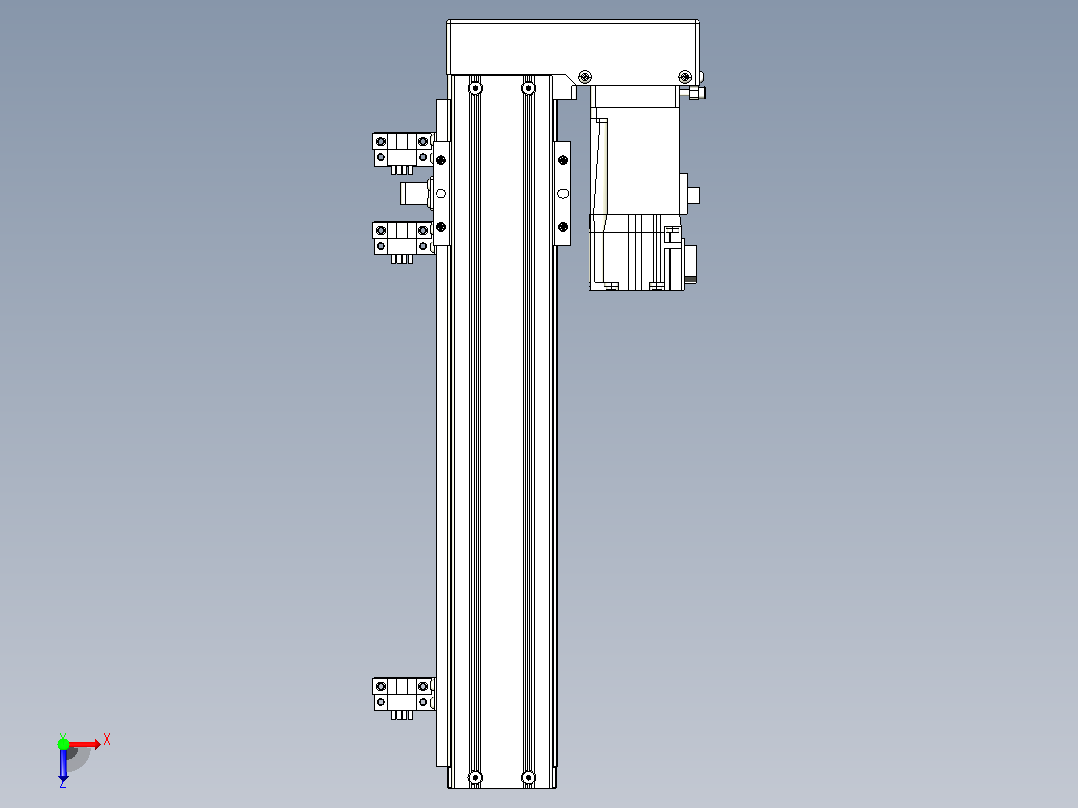 钢基模组TPA-KNR-5002C-300A1-MR-H1S1俯视图