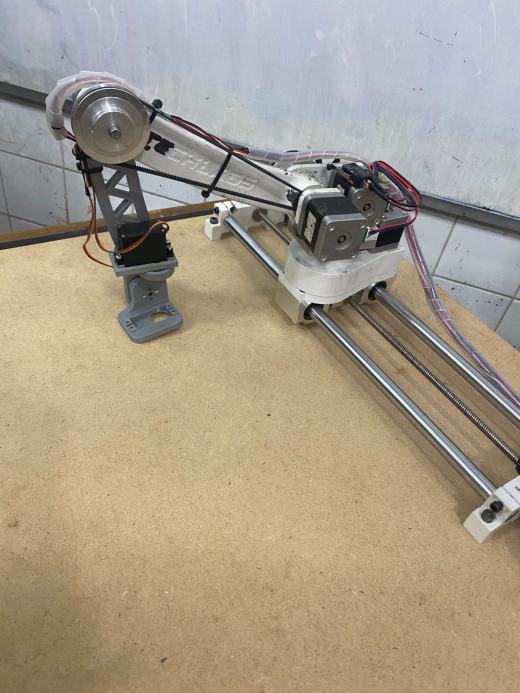 6自由度机械臂+X轴3D图纸 Solidworks设计缩略图