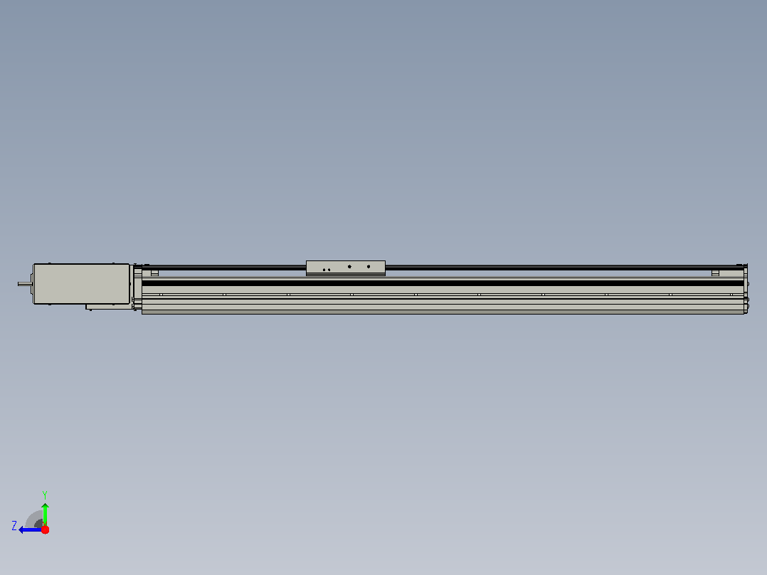MT120BT半封闭皮带滑台[MT120BT.L100.700.R.P40.C3]右视图
