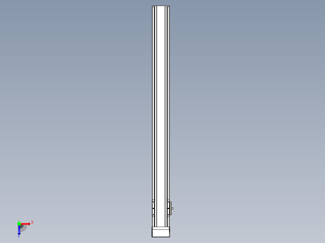 日规模组半封闭丝杆TPA-HNR-65S-1610C-L700-MP-C-P20-N3俯视图