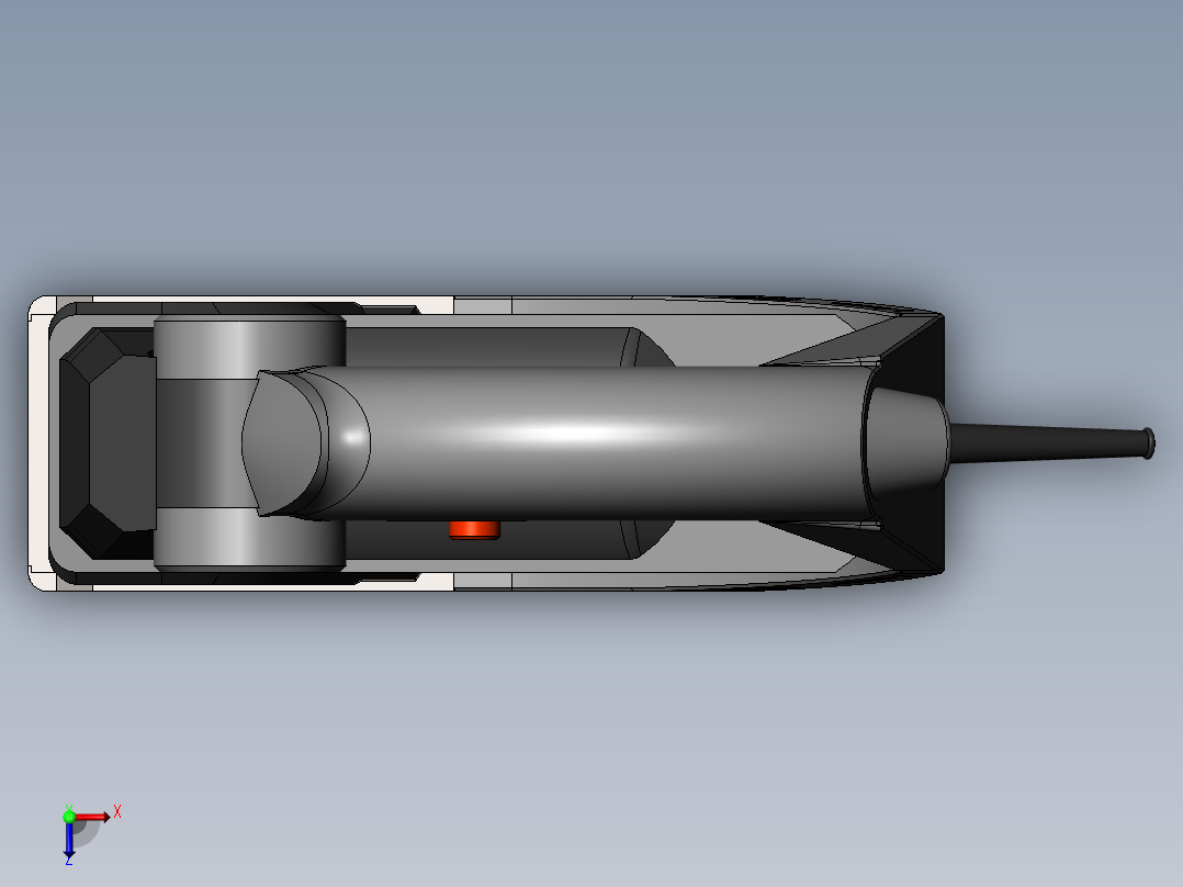 电动锯电锯SW2017俯视图