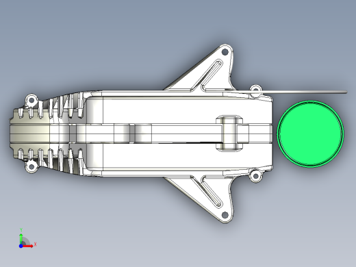 SolidWorks瓶盖射击器前视缩略图
