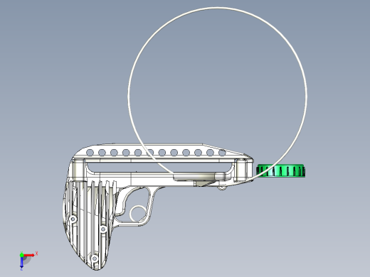 SolidWorks瓶盖射击器俯视缩略图
