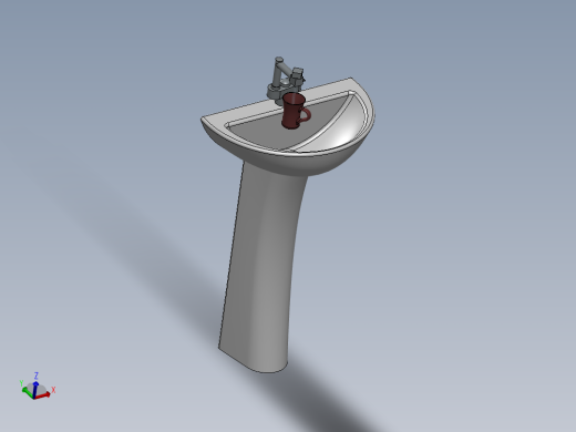 solidworks 盥洗盆