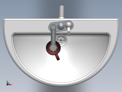 solidworks 盥洗盆前视缩略图