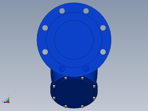 法兰Y型过滤器-铸铁 DN50-DN600右视缩略图