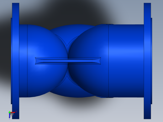法兰Y型过滤器-铸铁 DN50-DN600俯视缩略图