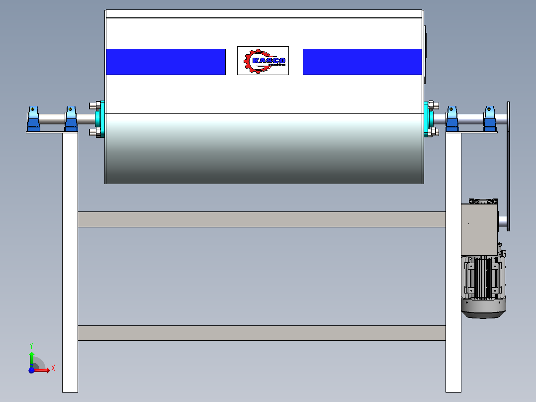 螺带混合机前视图