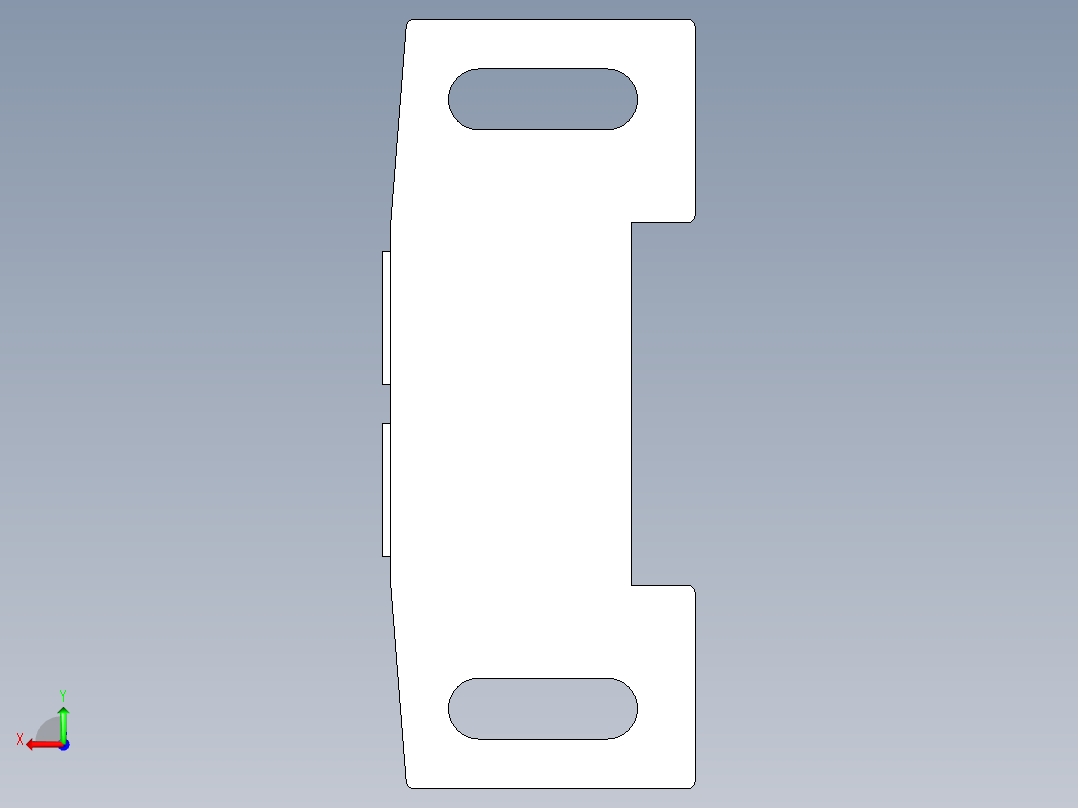 型材-KJN 6 SLOT MAGNETIC CATCH 3842518740 后视图