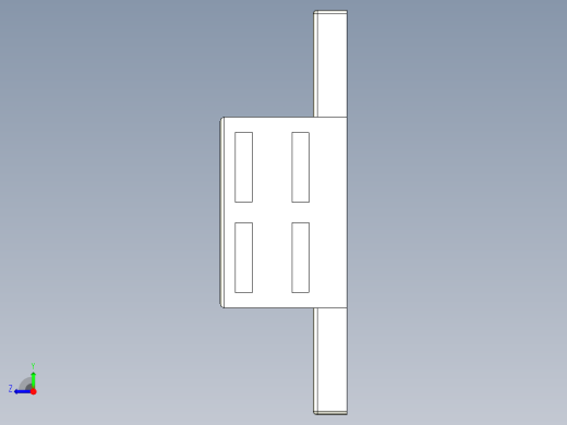型材-KJN 6 SLOT MAGNETIC CATCH 3842518740 右视缩略图