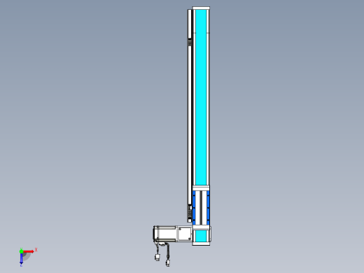威洛博LB.GB同步带传动--欧规系列LB6A-L130-S600-BR俯视缩略图