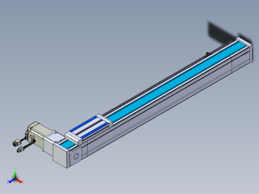 威洛博LB.GB同步带传动--欧规系列LB6A-L130-S600-BR正等轴测缩略图