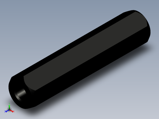 印刷电路板用六角垫片M3母-母，长度从5毫米到60毫米正等轴测缩略图