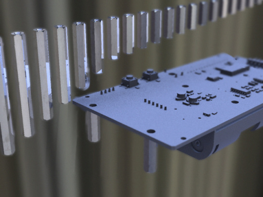 印刷电路板用六角垫片M3母-母，长度从5毫米到60毫米缩略图