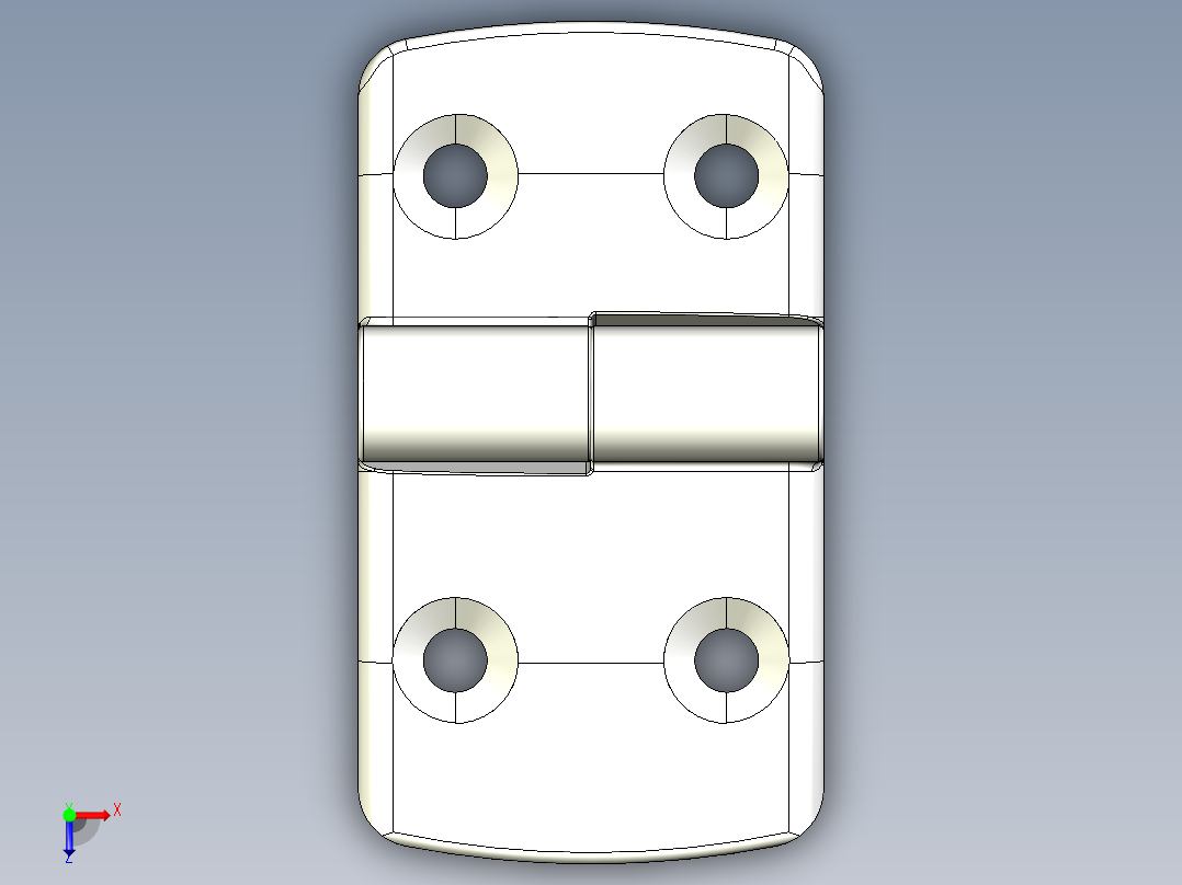 型材-KJN 40-50 DETACHABLE COMBI HINGE LEFT 095K4050L00俯视图