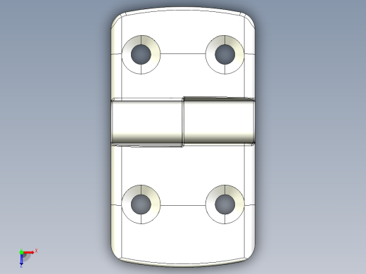 型材-KJN 40-50 DETACHABLE COMBI HINGE LEFT 095K4050L00俯视缩略图