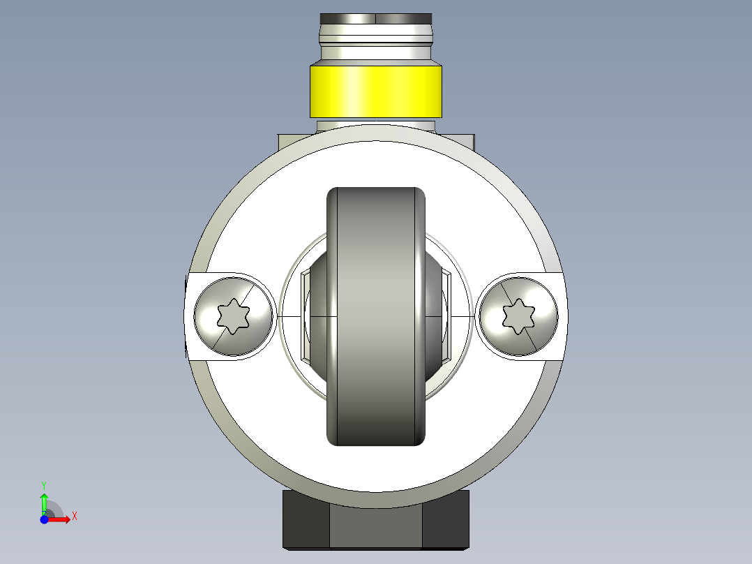 NOVOTECHNIK直线位移传感器LWX-003 系列 全金属外壳前视图