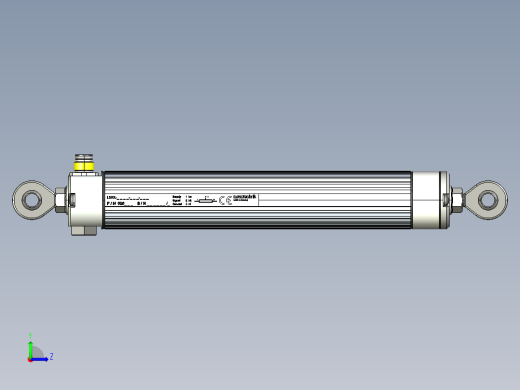 NOVOTECHNIK直线位移传感器LWX-003 系列 全金属外壳左视缩略图