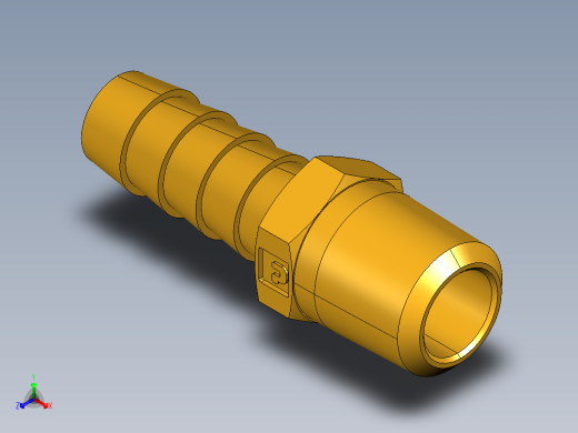 倒齿式工业管接头Hose Barb to Male Pipe 125HBL-6-4
