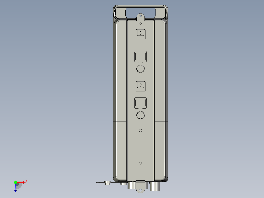 上银线性制动器STEP_LAK2J俯视图