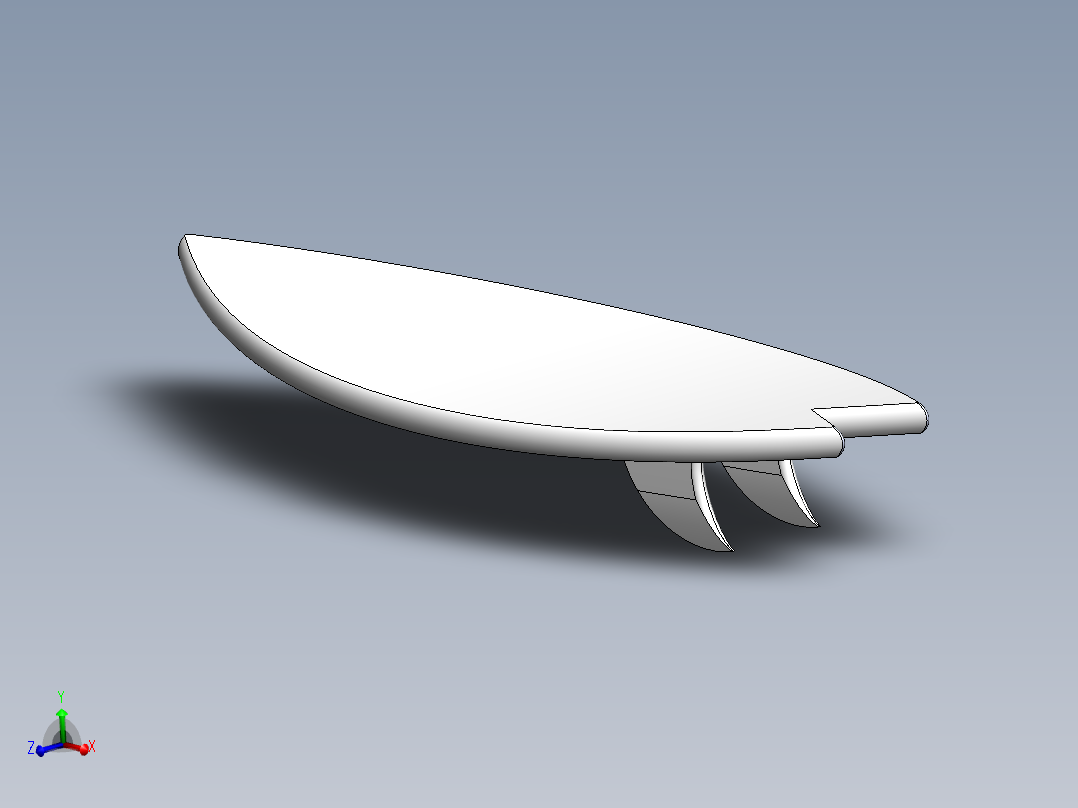 冲浪板16主视图