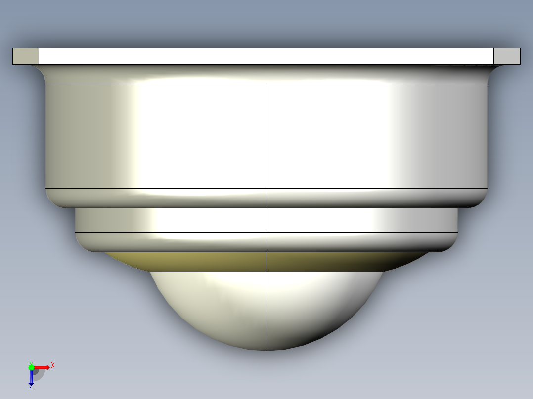 萬向滾珠38-3D多系列多零件图纸模型俯视图