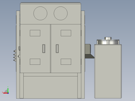 激光打标机箱结构3D数模图纸 Solidworks设计 附STEP后视缩略图