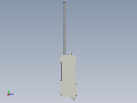 基恩士LV-11SA(P)_kc图纸模型左视缩略图