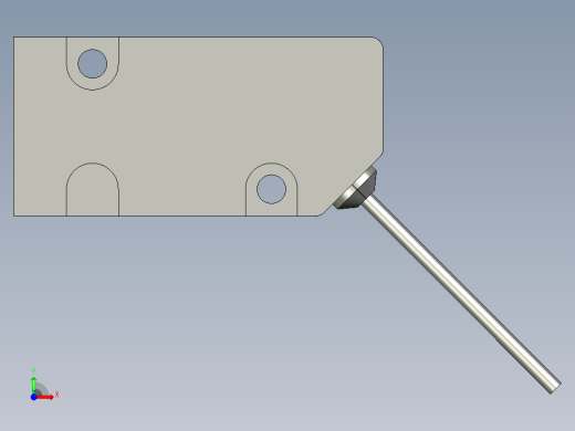 基恩士LV-H100T_kc图纸模型前视缩略图