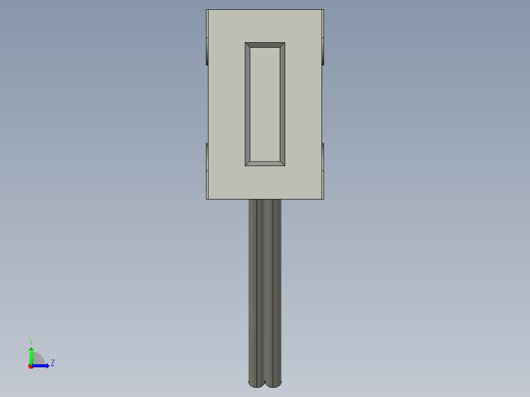 基恩士LV-H100T_kc图纸模型左视图