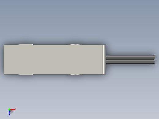 基恩士LV-H100T_kc图纸模型俯视缩略图