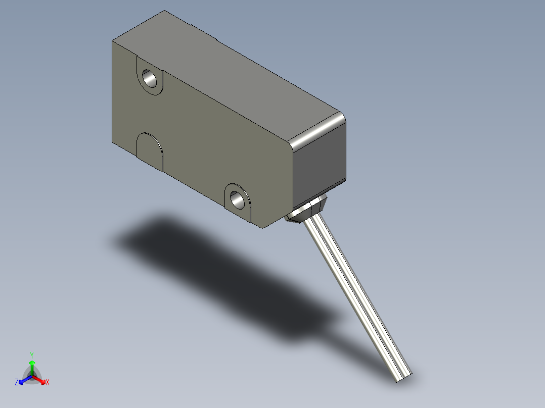 基恩士LV-H100T_kc图纸模型正等轴测图