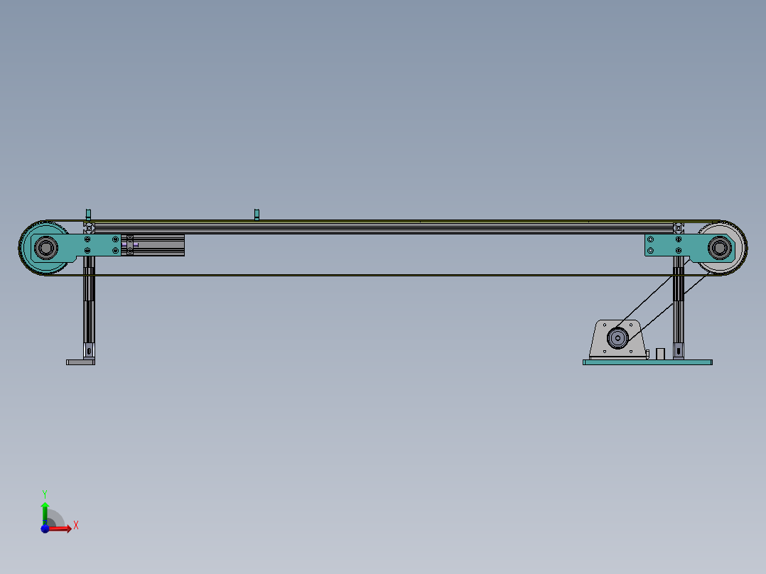 铝箔平移机sw18可编辑前视图