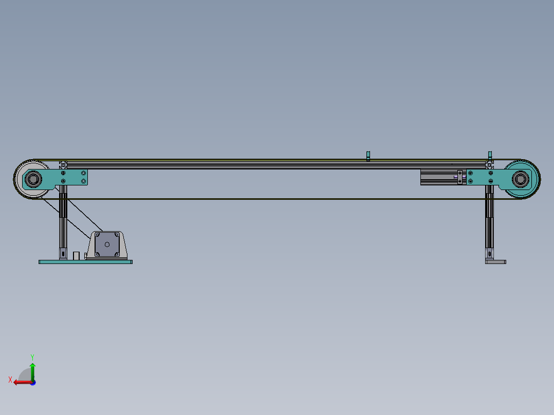 铝箔平移机sw18可编辑后视图
