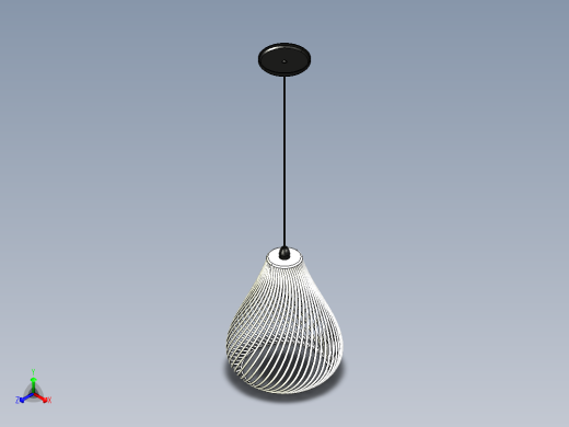 吊灯罩模型