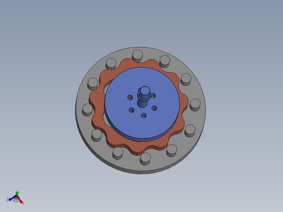 摆线减速器、摆线针轮减速器、减速器(15)前视图
