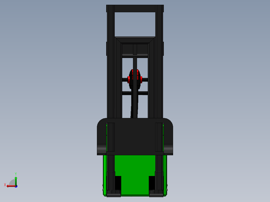 U电动搬运车-A1.1V3后视图