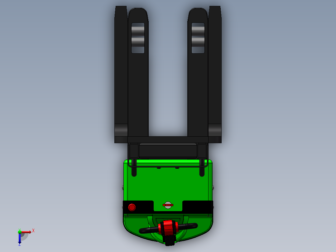 U电动搬运车-A1.1V3俯视图
