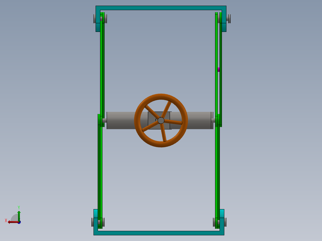 剪叉式升降机 、升降机(43)后视图