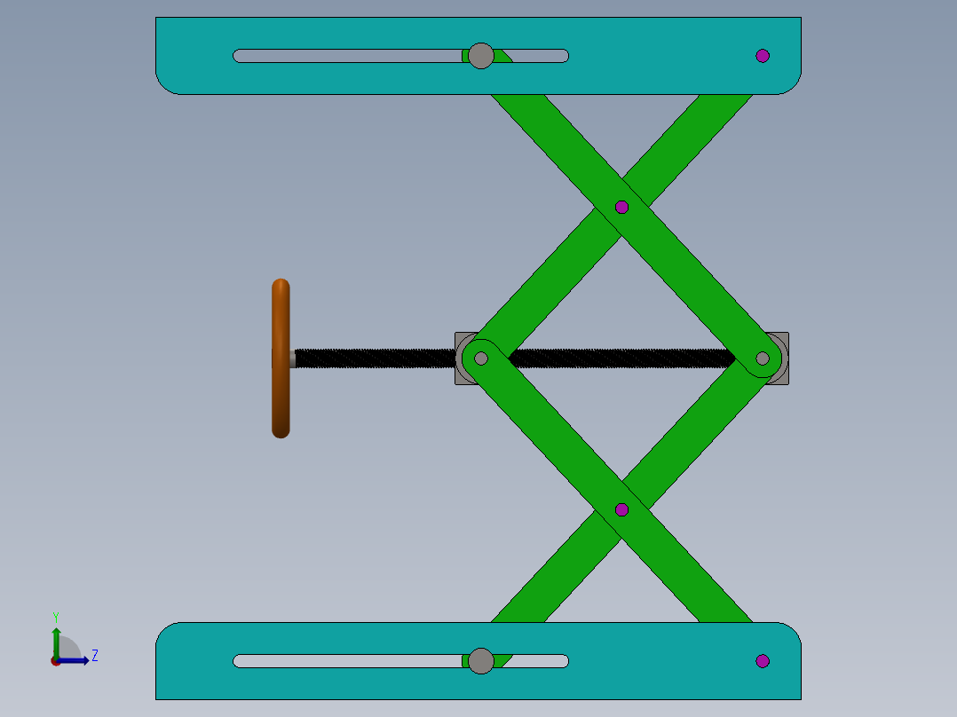 剪叉式升降机 、升降机(43)左视图