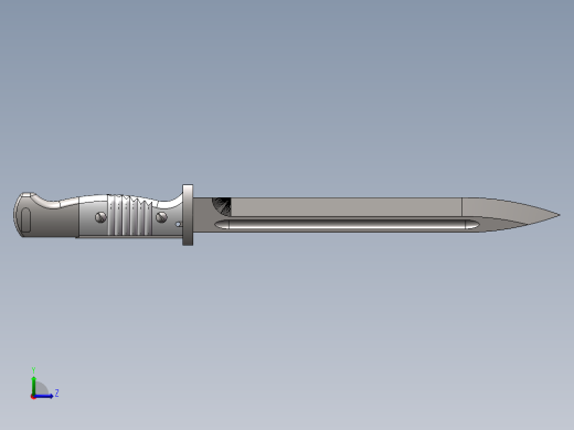 刺刀、刀(12)左视缩略图
